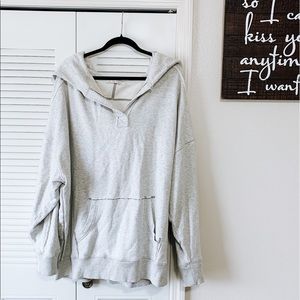 Free People Grey Hoodie